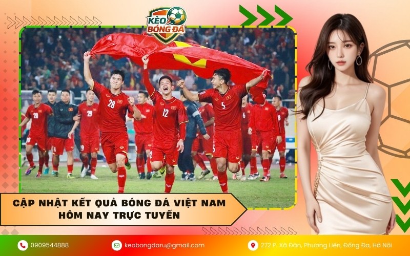 Cập nhật kết quả bóng đá Việt Nam hôm nay trực tuyến