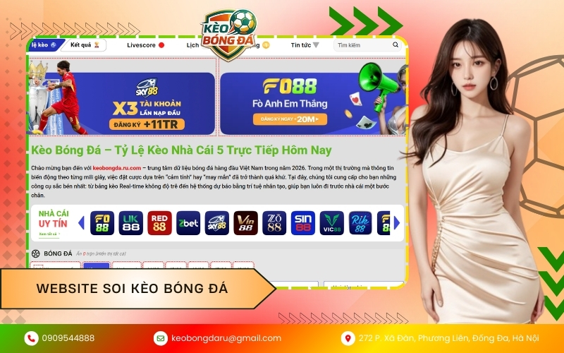 Website soi kèo bóng đá woux.io