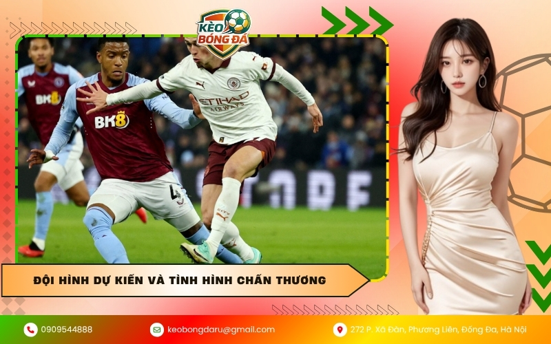 Đội hình dự kiến và tình hình chấn thương