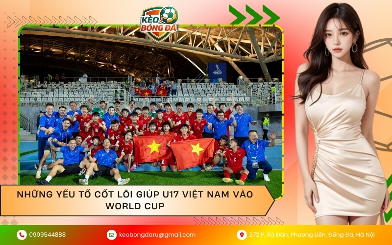 Những yếu tố cốt lõi giúp U17 Việt Nam Vào World Cup